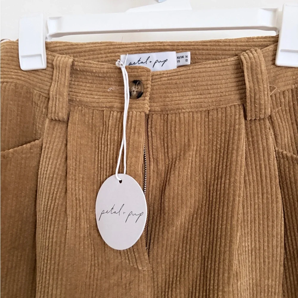 NWT Petal & Pup Talaren Pant in Tan Corduroy Size 10 - Picture 9 of 9